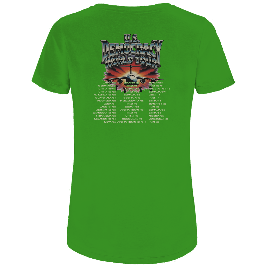 Damen Premium Bio T-Shirt U.S. Democracy World Tour