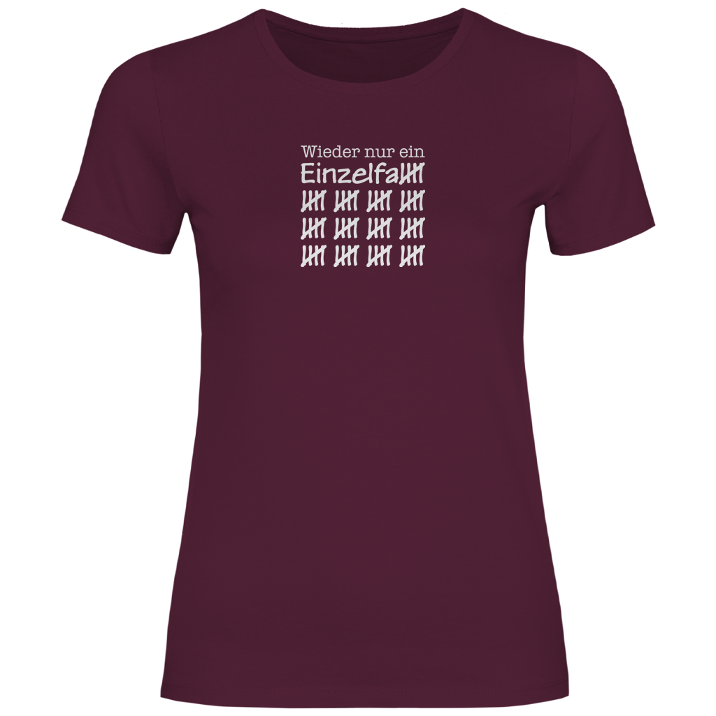 Damen T-Shirt Wieder nur ein Einzelfall