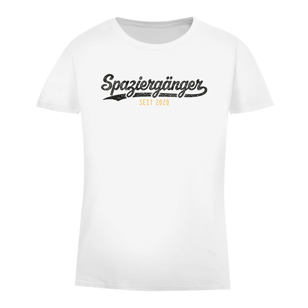 Damen Premium Bio T-Shirt Spaziergänger seit 2020