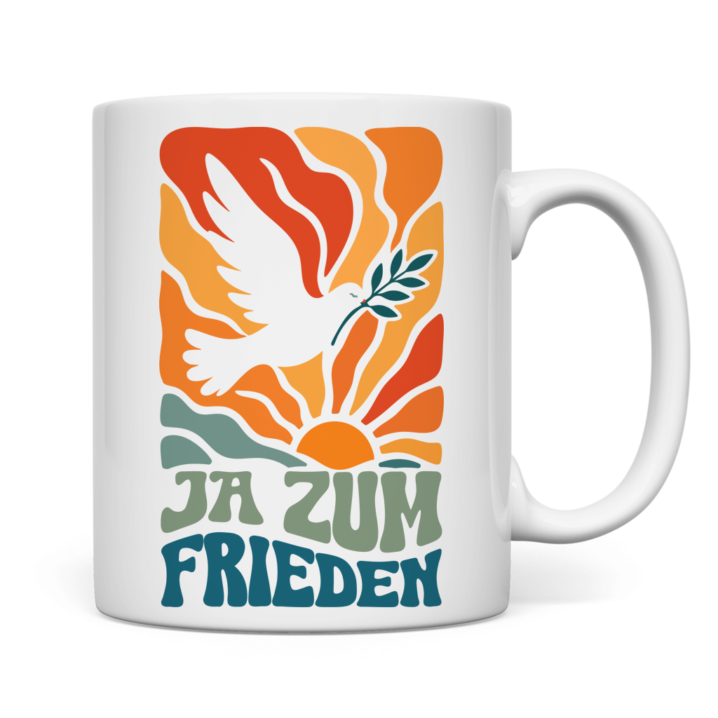 Tasse Ja zum Frieden