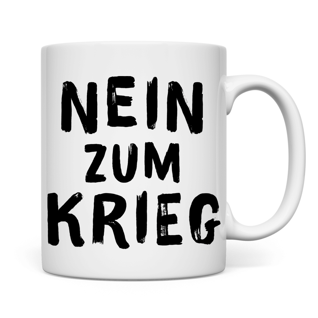 Tasse Nein zum Krieg