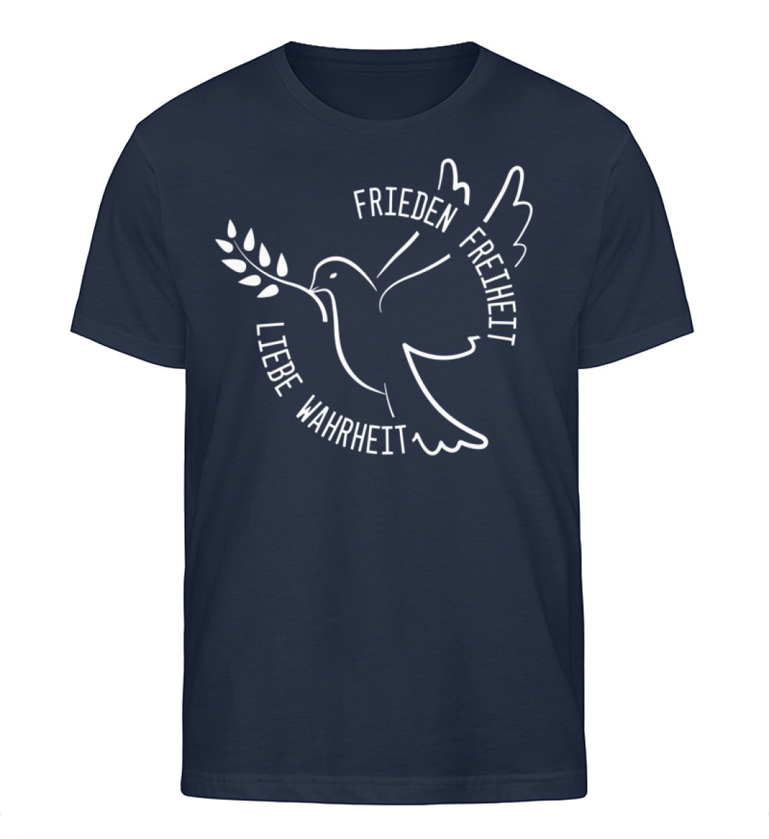 Frieden Freiheit Liebe Wahrheit - Herren Organic Shirt (B-Ware einwandfrei)