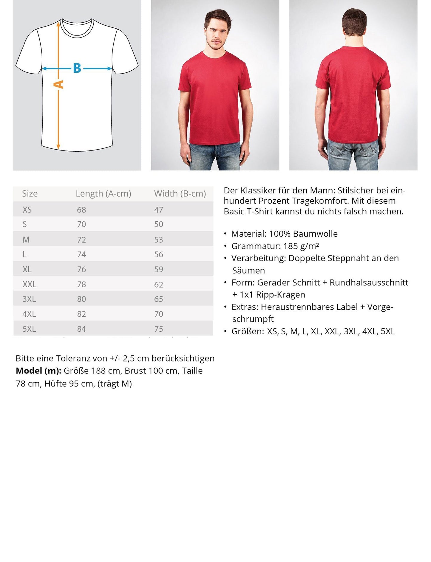 Herren T-Shirt Unregierbar
