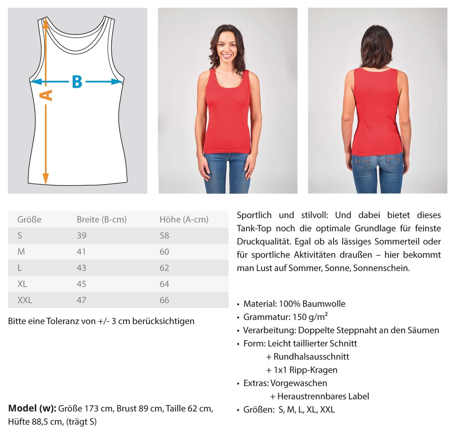 Team Bhakdi - Frauen Tanktop (Einzelstück Größe XL)