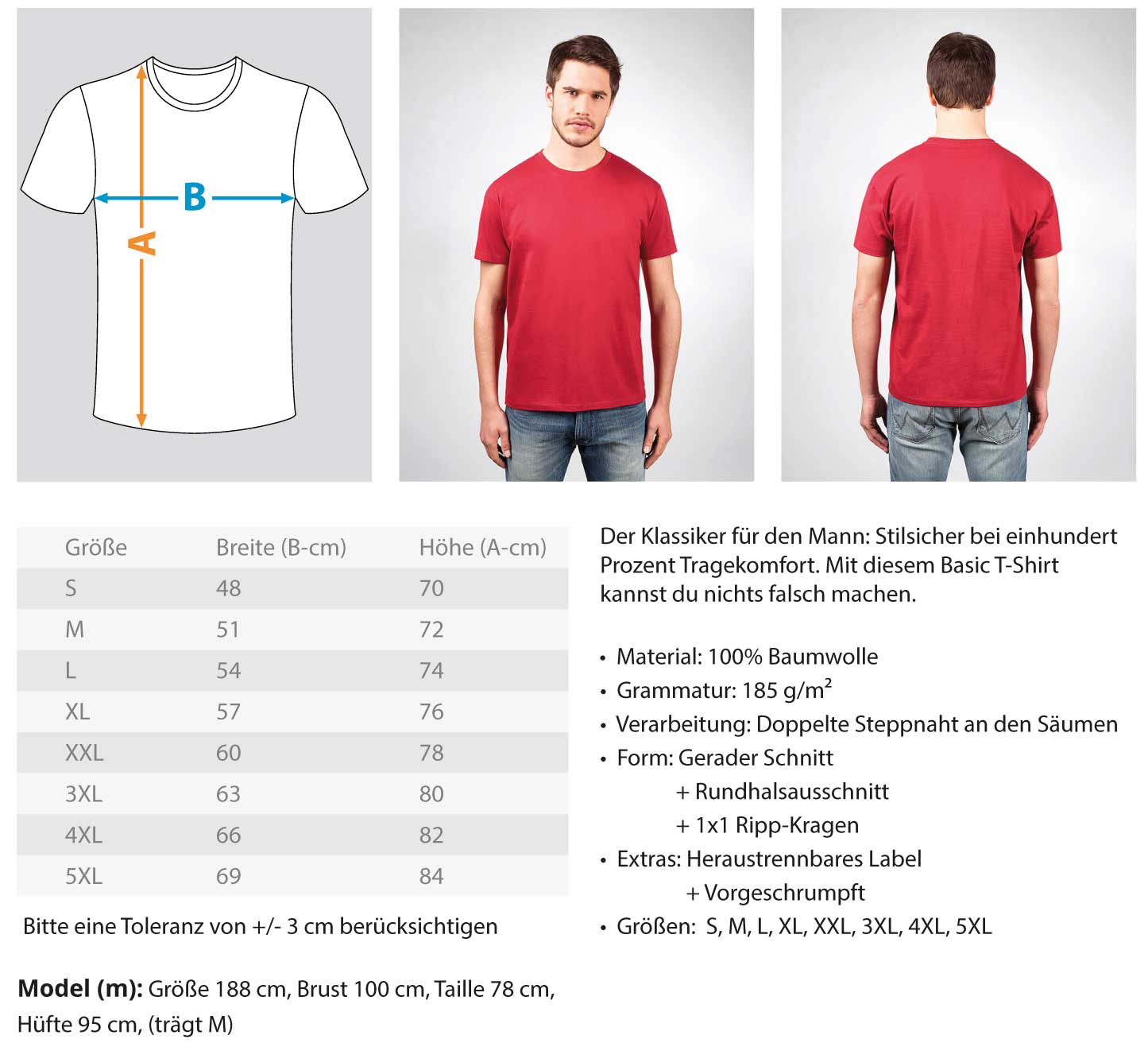 Selbstdenker - Herren Shirt (Einzelstück Größe XXL)