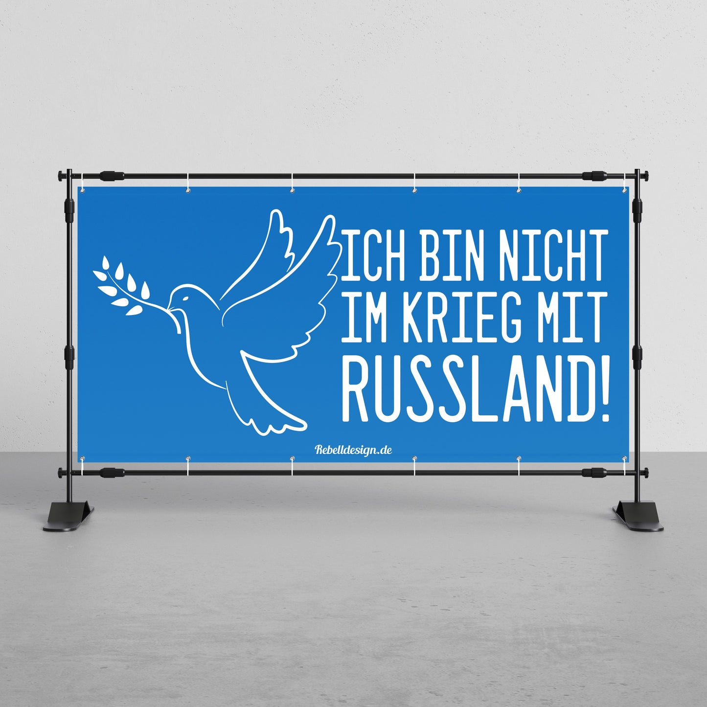Ich bin nicht im Krieg mit Russland! - Banner 200 x 100cm