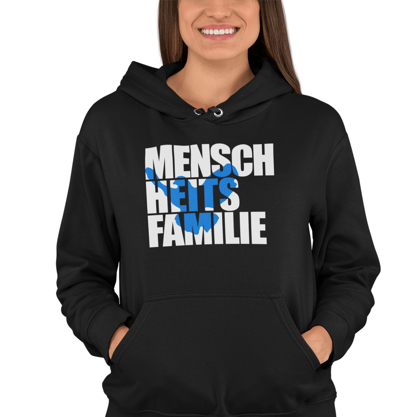 Menschheitsfamilie - Unisex Kapuzenpullover Hoodie