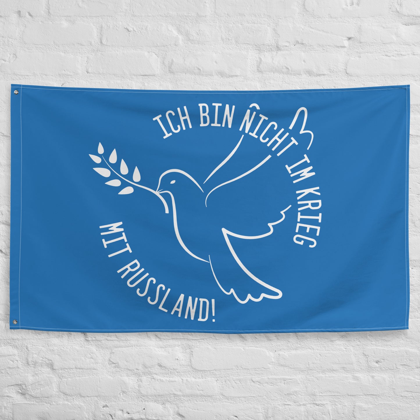 Ich bin nicht im Krieg mit Russland! Fahne / Flagge