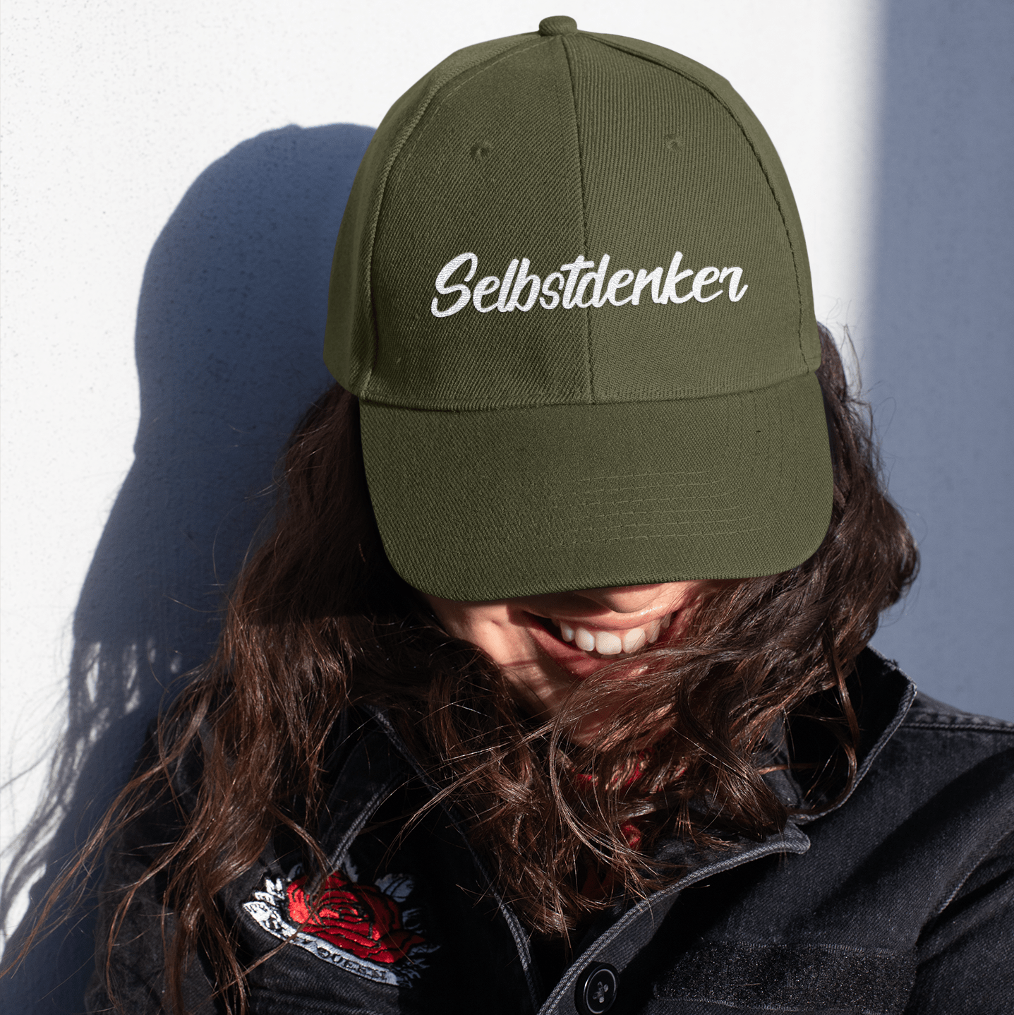 Selbstdenker - Baseball Cap mit Stickerei