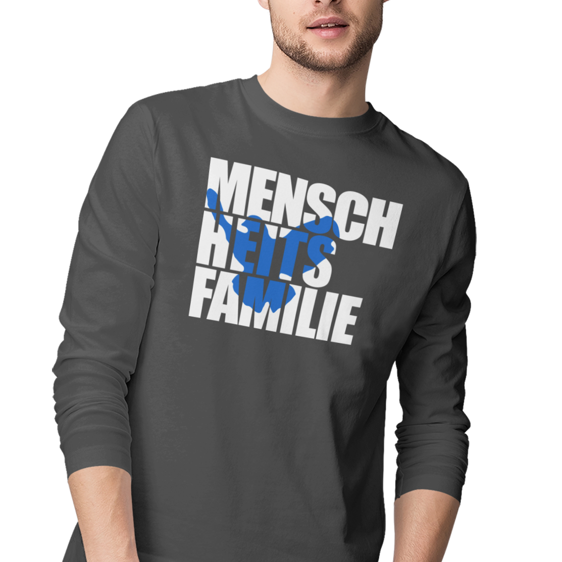 Menschheitsfamilie - Unisex Long Sleeve T-Shirt