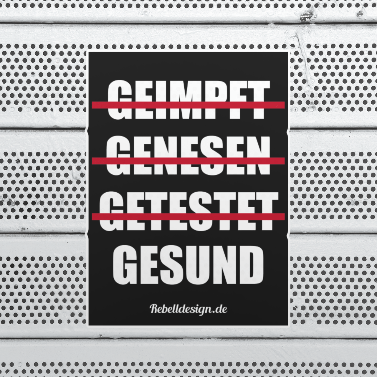 4G Regel - Aufkleber