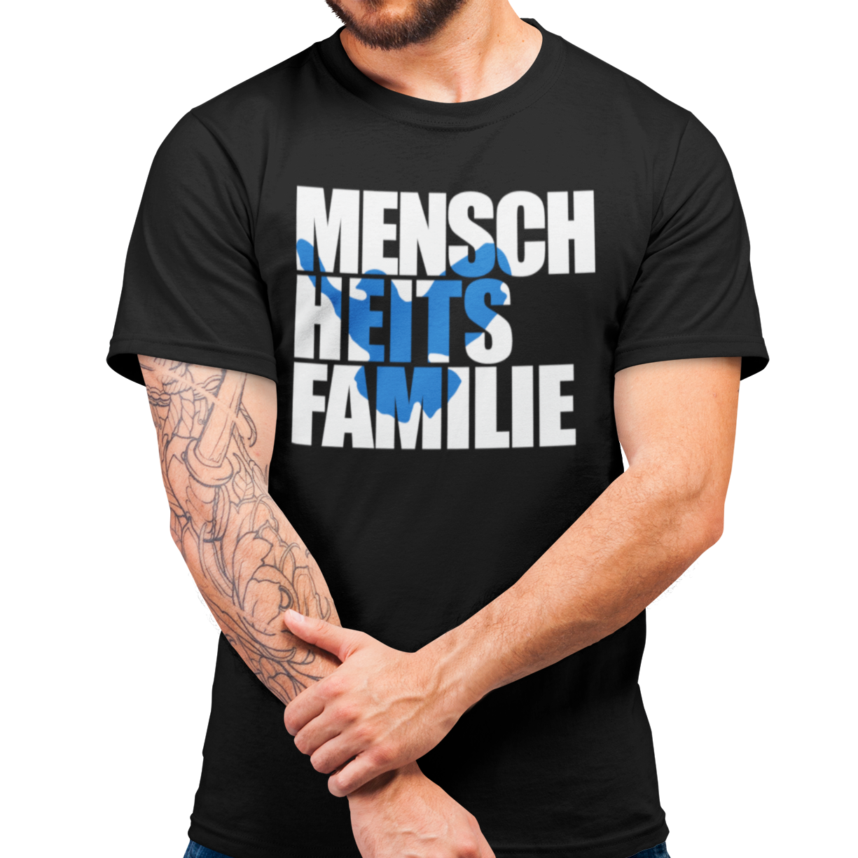 Menschheitsfamilie - Herren Organic Shirt