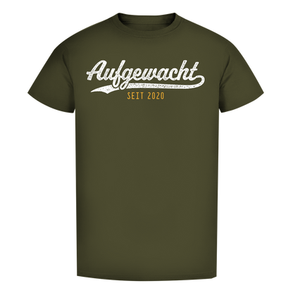 Herren Premium Bio T-Shirt Aufgewacht seit 2020