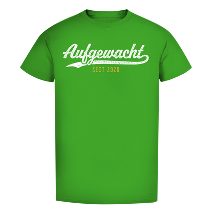 Herren Premium Bio T-Shirt Aufgewacht seit 2020