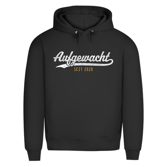 Herren Premium Bio Hoodie Aufgewacht seit 2020