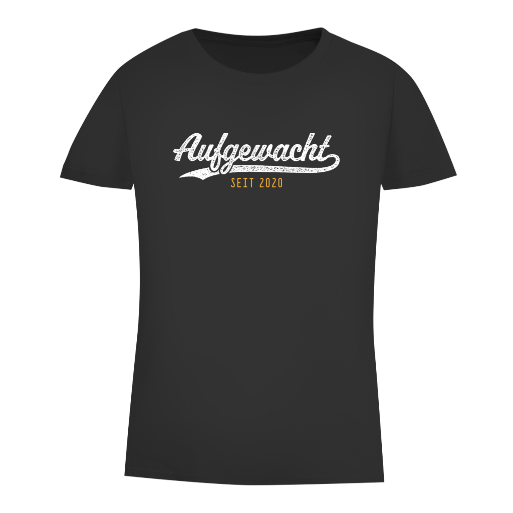 Damen Premium Bio T-Shirt Aufgewacht seit 2020