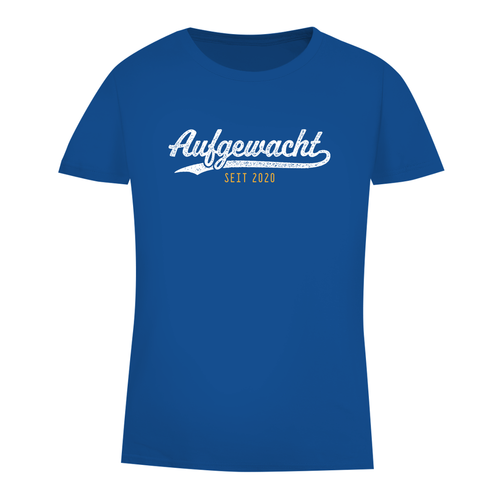 Damen Premium Bio T-Shirt Aufgewacht seit 2020