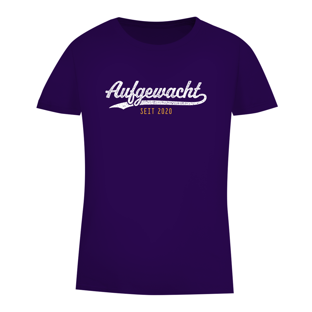 Damen Premium Bio T-Shirt Aufgewacht seit 2020