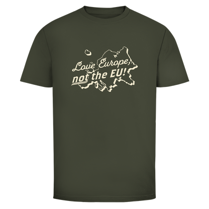 Herren T-Shirt Love Europe, not the EU!