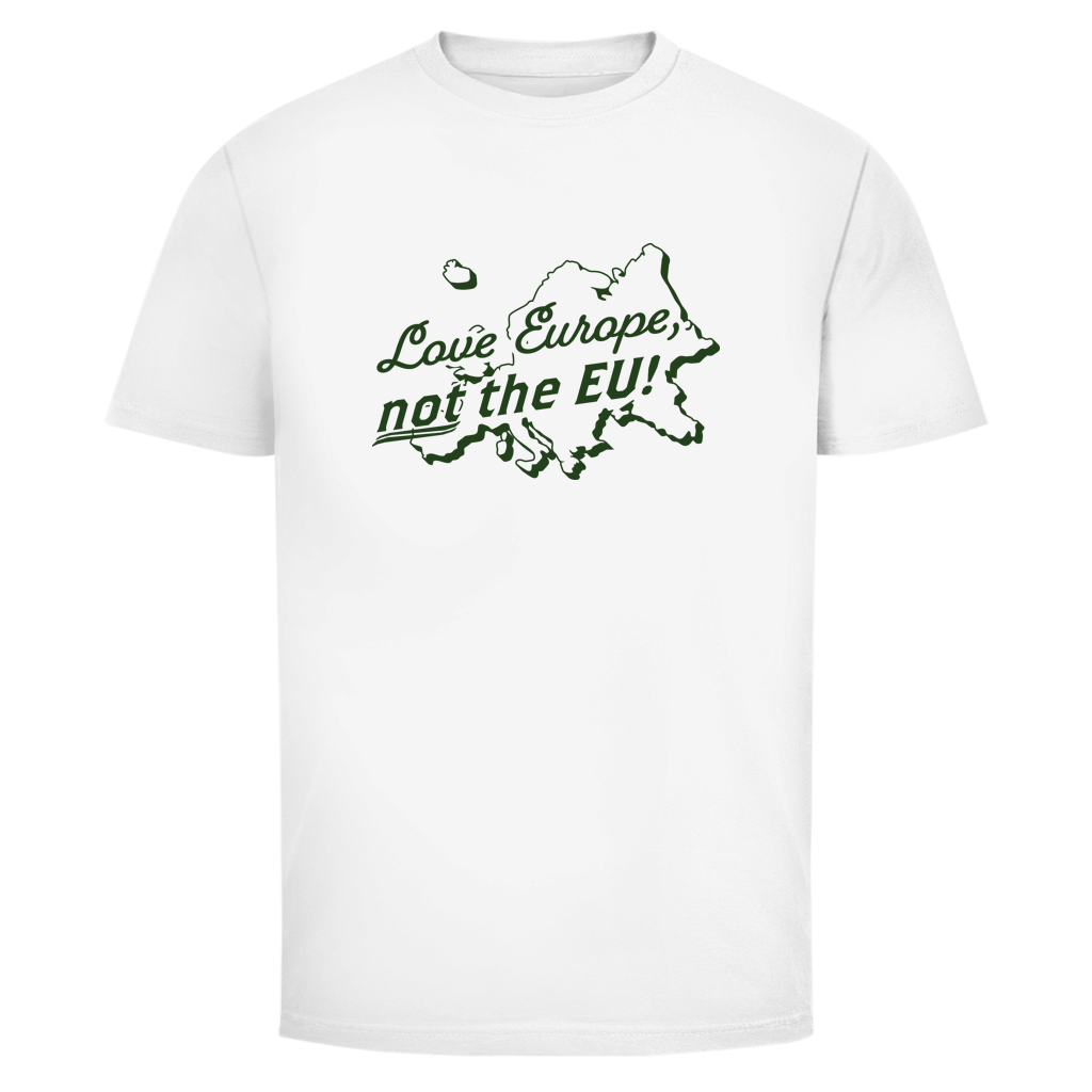 Herren T-Shirt Love Europe, not the EU!