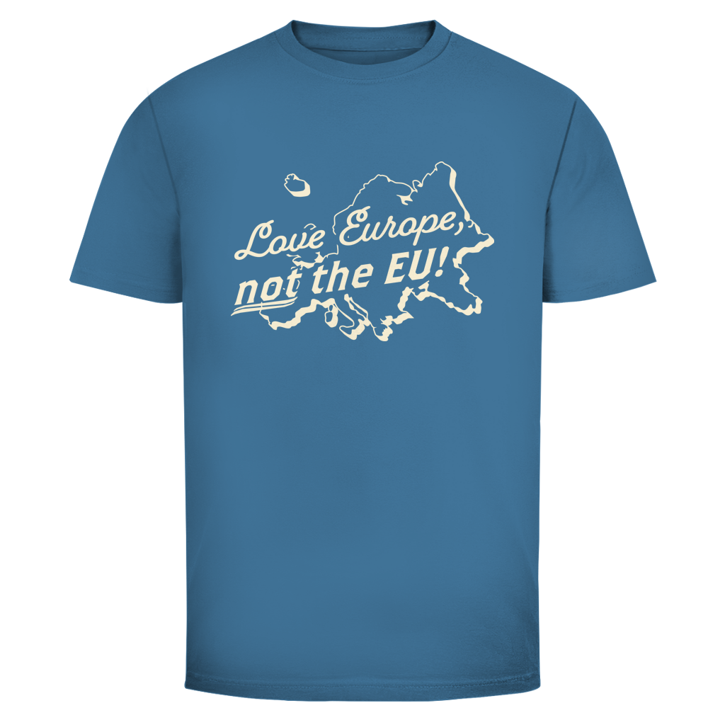 Herren T-Shirt Love Europe, not the EU!