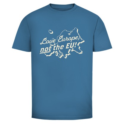 Herren T-Shirt Love Europe, not the EU!