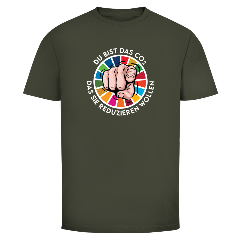 Herren T-Shirt Du bist das CO₂ das sie reduzieren wollen