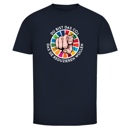 Herren T-Shirt Du bist das CO₂ das sie reduzieren wollen