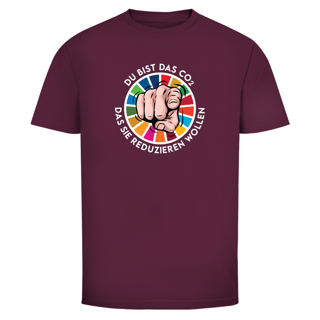 Herren T-Shirt Du bist das CO₂ das sie reduzieren wollen