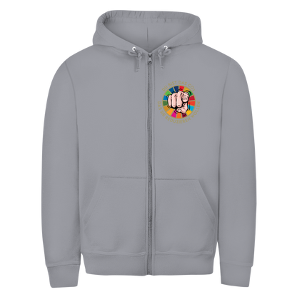Herren Zipper Hoodie Du bist das CO₂ das sie reduzieren wollen