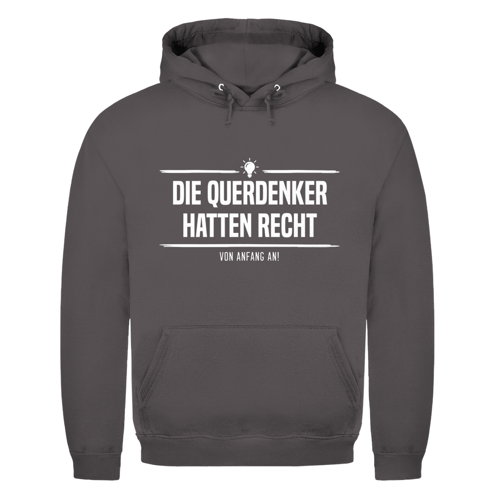 Herren Hoodie Die Querdenker hatten Recht