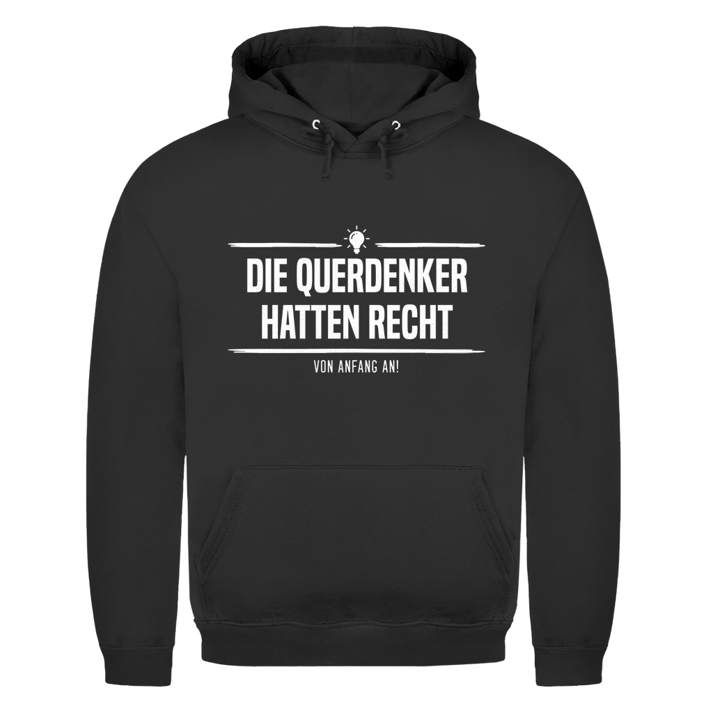 Herren Hoodie Die Querdenker hatten Recht
