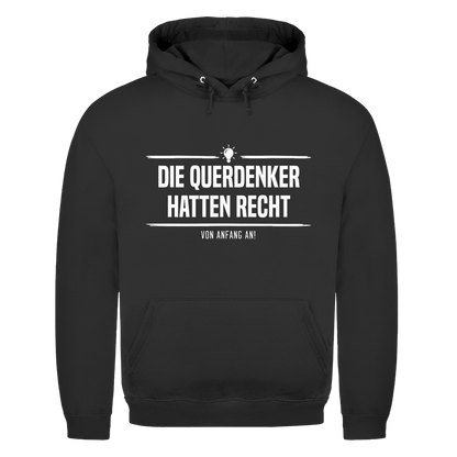 Herren Hoodie Die Querdenker hatten Recht