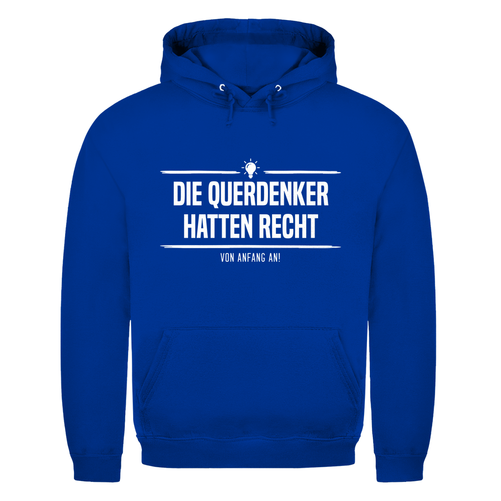 Herren Hoodie Die Querdenker hatten Recht
