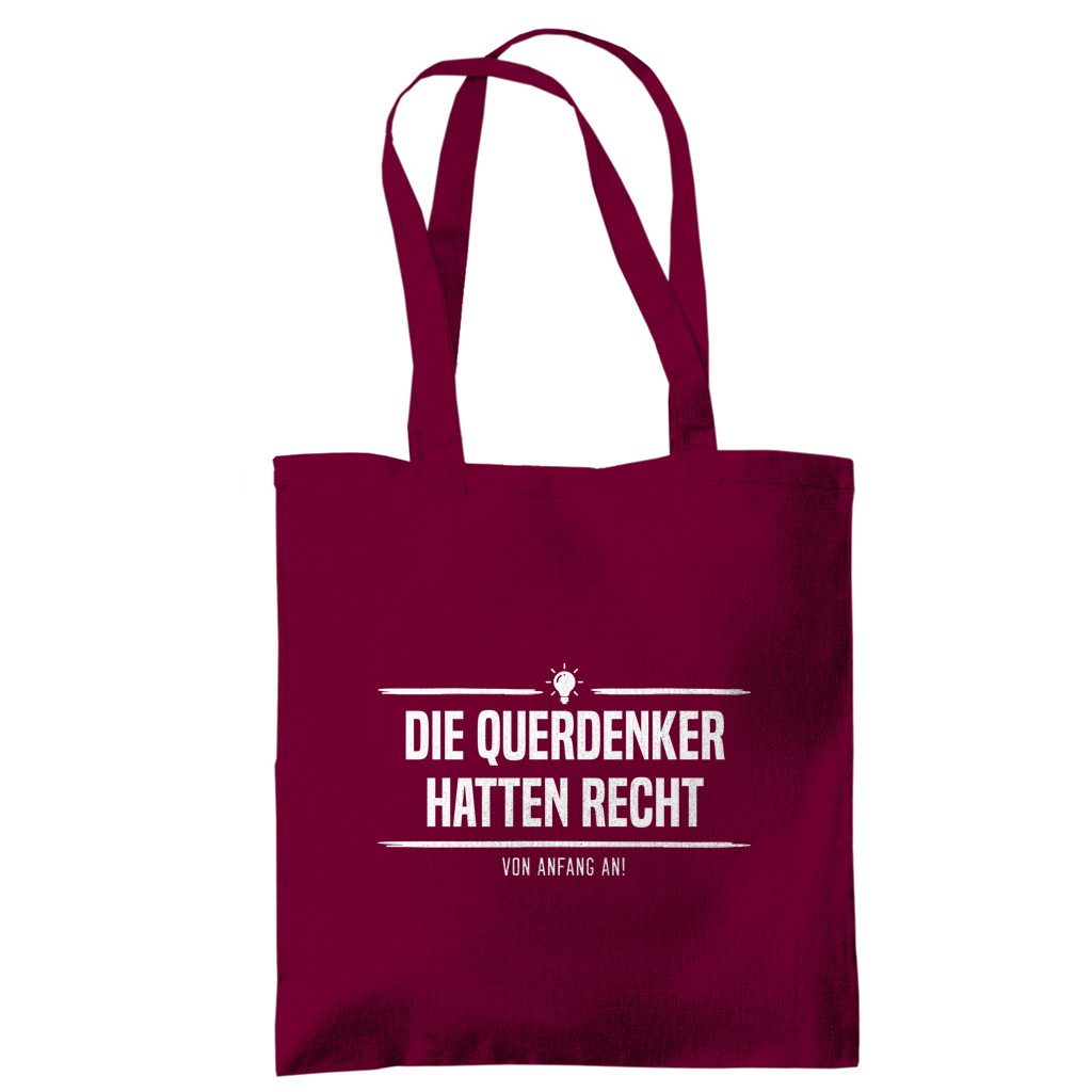 Tragetasche Die Querdenker hatten Recht