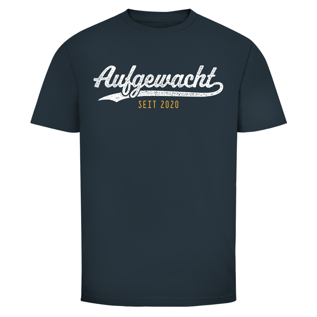 Herren T-Shirt Aufgewacht seit 2020