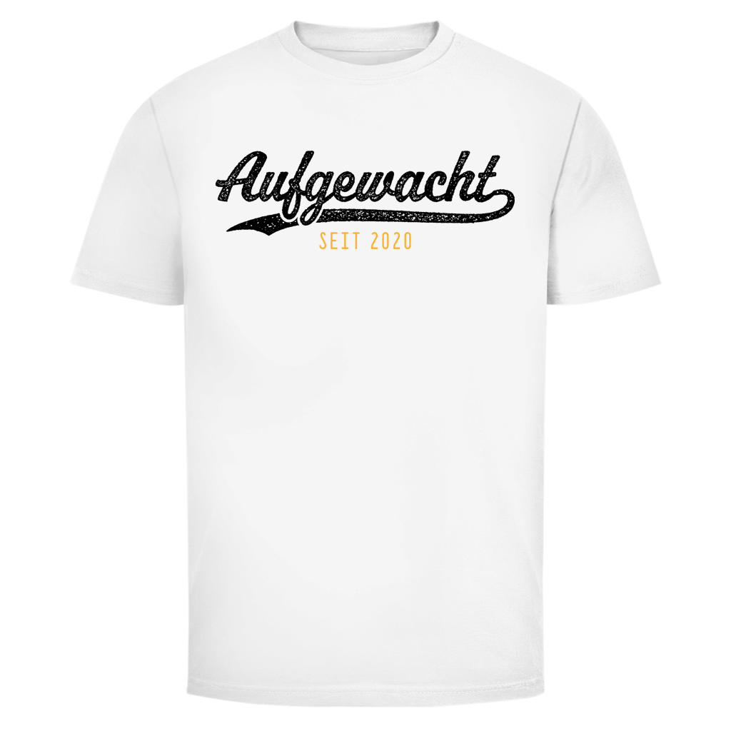 Herren T-Shirt Aufgewacht seit 2020