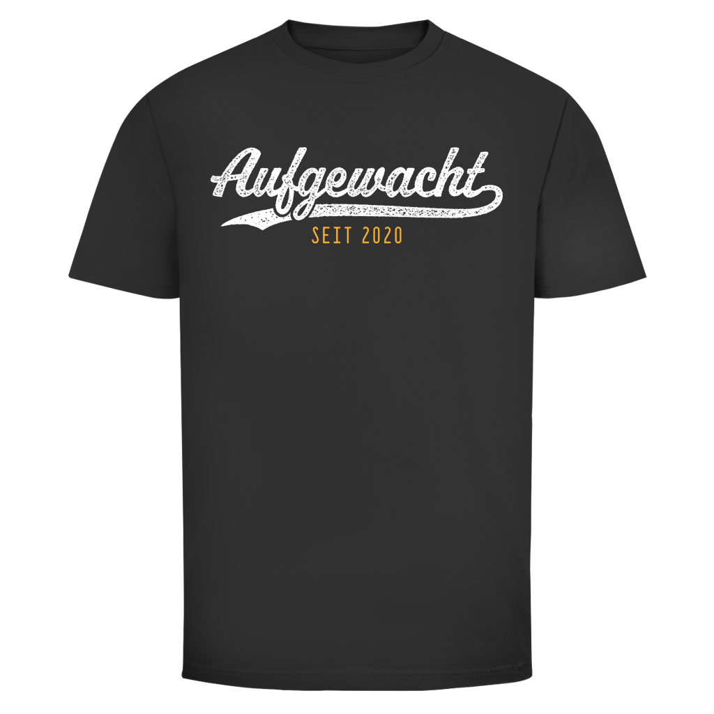 Herren T-Shirt Aufgewacht seit 2020