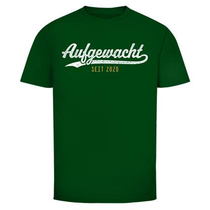 Herren T-Shirt Aufgewacht seit 2020
