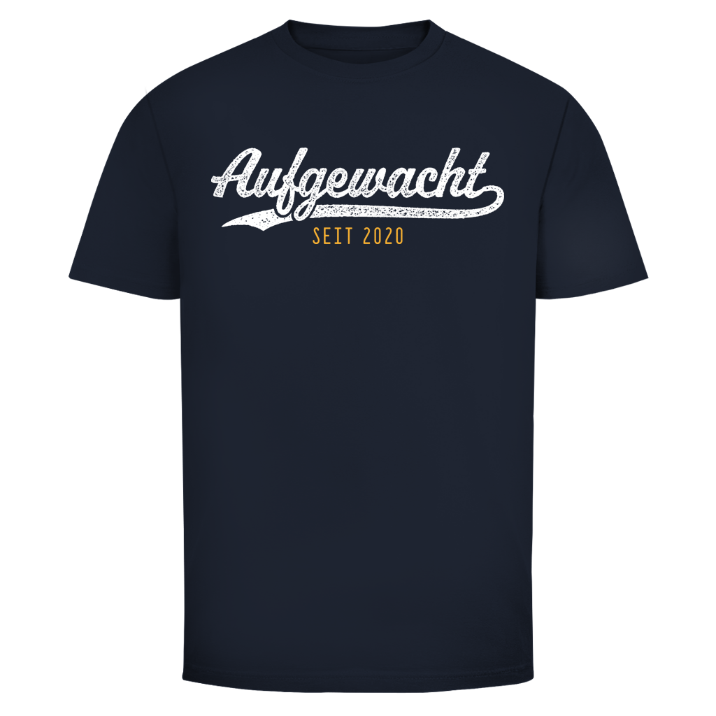 Herren T-Shirt Aufgewacht seit 2020