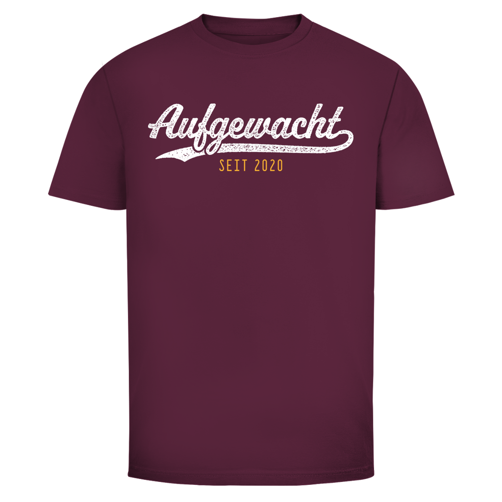 Herren T-Shirt Aufgewacht seit 2020