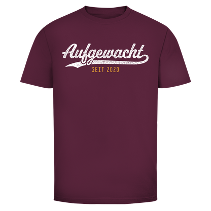 Herren T-Shirt Aufgewacht seit 2020
