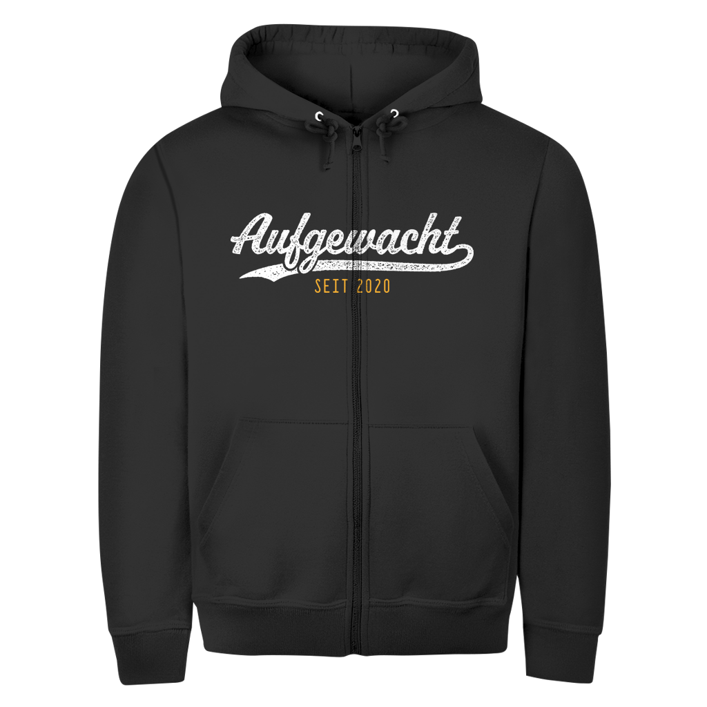 Unisex Zipper Hoodie Aufgewacht seit 2020