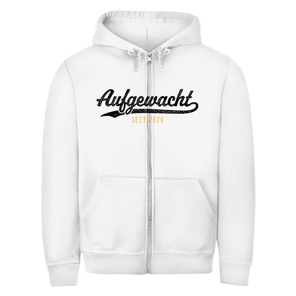 Unisex Zipper Hoodie Aufgewacht seit 2020