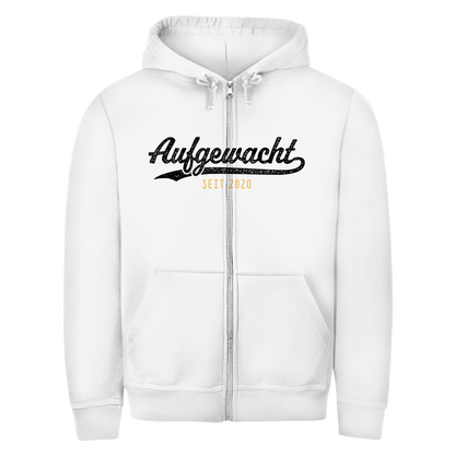 Unisex Zipper Hoodie Aufgewacht seit 2020