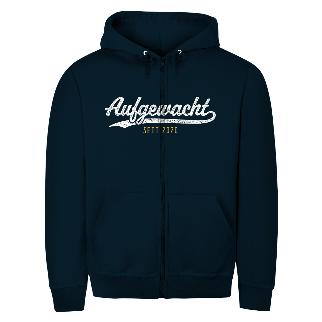 Unisex Zipper Hoodie Aufgewacht seit 2020