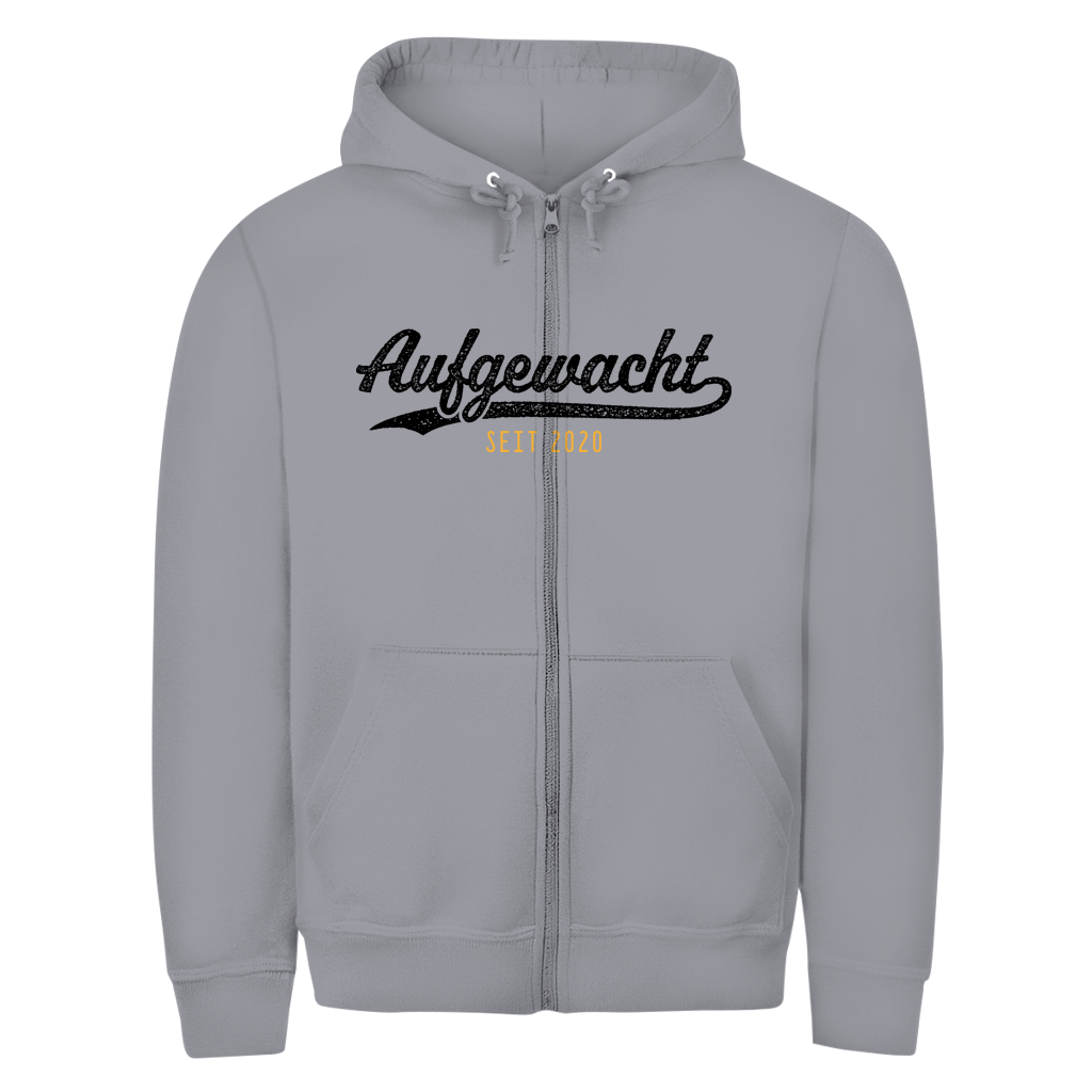 Unisex Zipper Hoodie Aufgewacht seit 2020