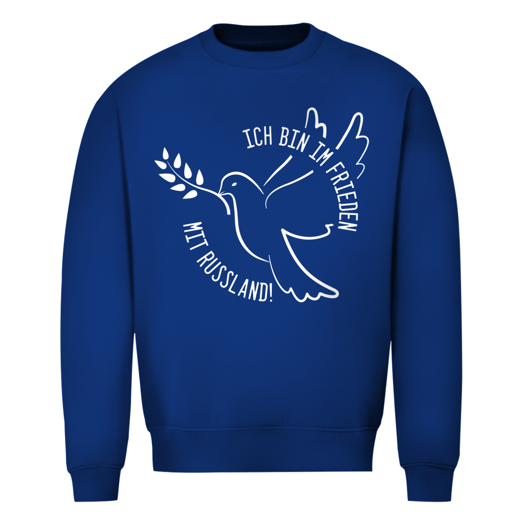 Unisex Sweatshirt Ich bin im Frieden mit Russland!