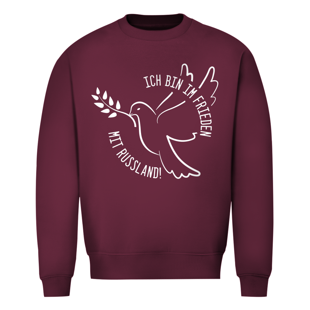 Unisex Sweatshirt Ich bin im Frieden mit Russland!