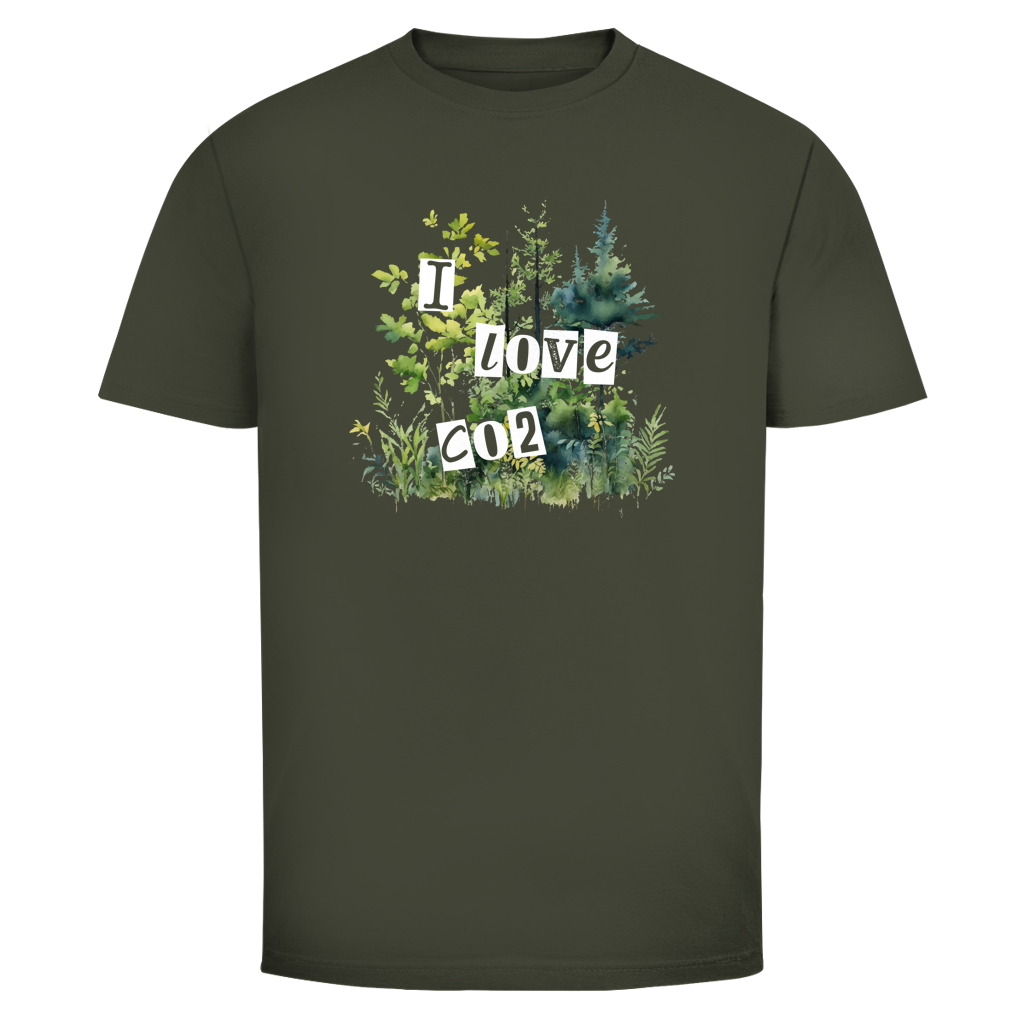 Herren T-Shirt I LOVE CO2